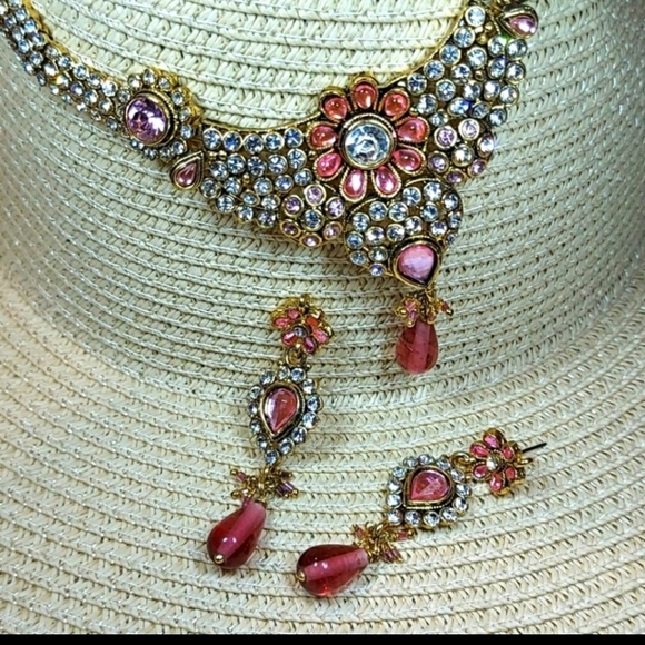 Rhinestone Choker Set - Picture 1 of 6